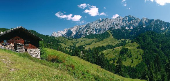 Panorama Kaisergebirge Kufstein © Ferienland Kufstein