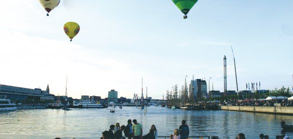 Heißluftballons Kieler Woche © Kiel Marketing
