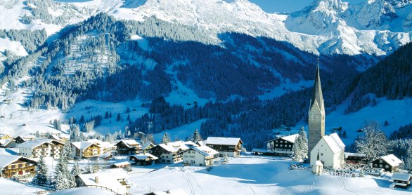 Mittelberg im Winter © Kleinwalsertal Tourismus