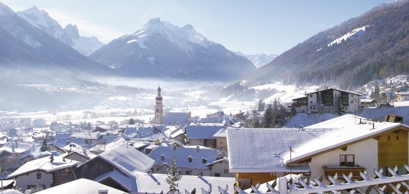 Winterblick auf Fulpmes im Stubaital © Tourismusverband Stubai Tirol