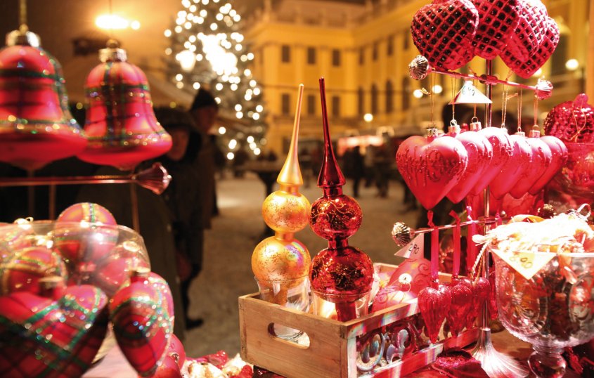 Weihnachtsmarkt auf Schloss Schönbrunn in Wien © www.weihnachtsmarkt.co.at / Foto: Gerhard Fally