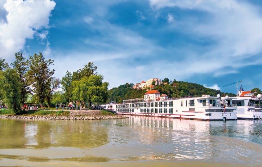 Passau Blick auf die beiden Flüsse © Comofoto - stock.adobe.com