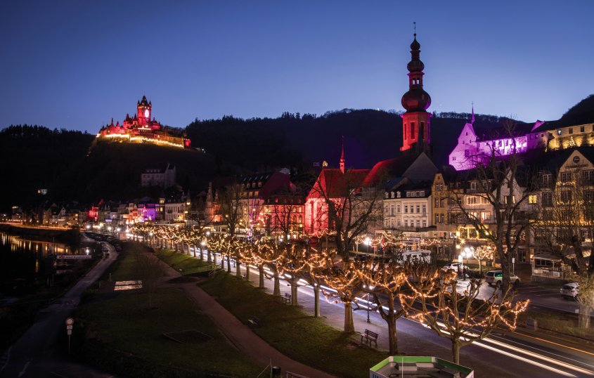 Weihnachtliches Cochem© Tourist-Information Ferienland Cochem.