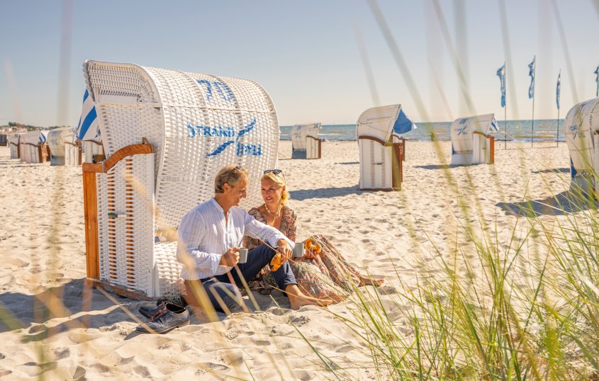 Am Strand von Grömitz © www.ostsee-schleswig-holstein.de
